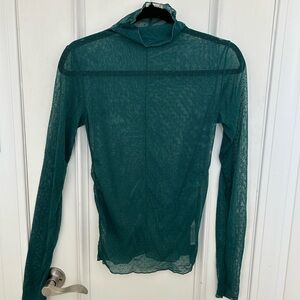 Anthropologie Sheer Turtleneck